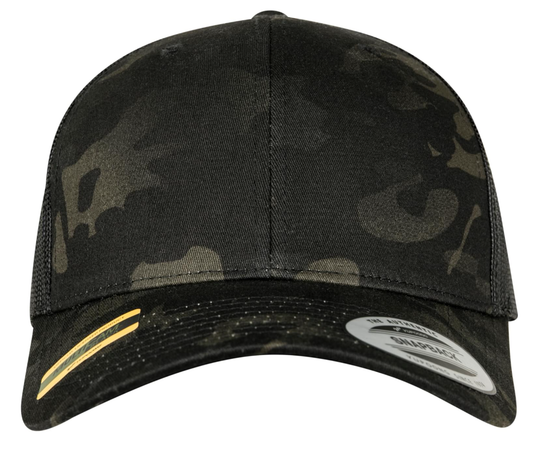 TOP THIRD Black MTP Truckers Cap