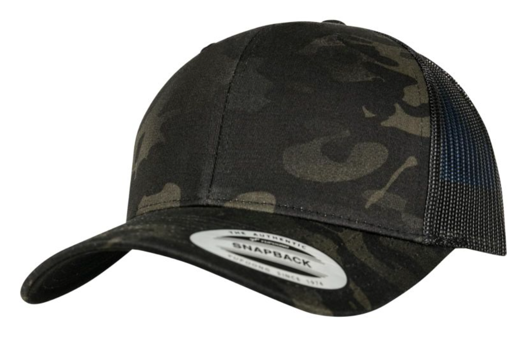 TOP THIRD Black MTP Truckers Cap