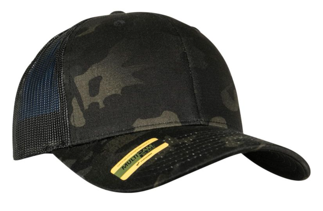 TOP THIRD Black MTP Truckers Cap